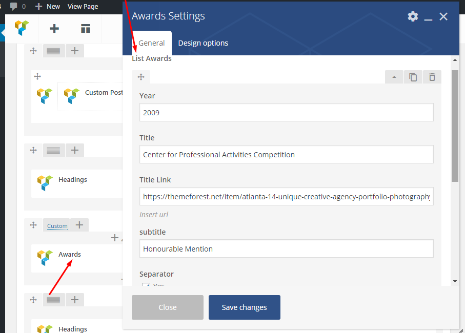 Awards – Fox Themes Docs
